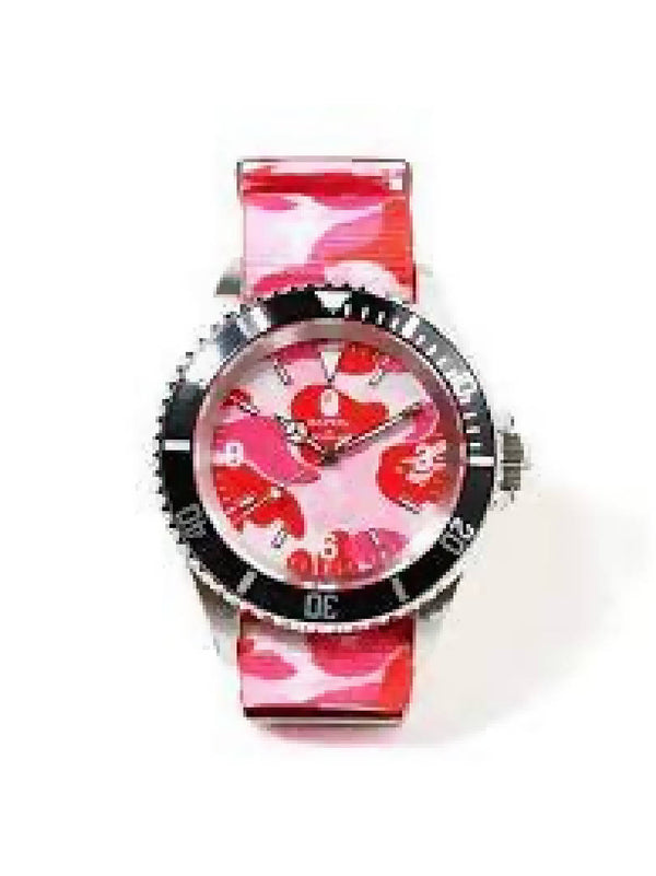 BAPE ABC Belt Type 1 Bapex Watch Pink