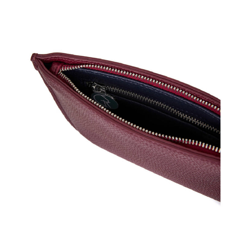 The Morphbag by GSK Luxury Vegan Leather Multi-Function Clutch Wallet in Burgundy Red