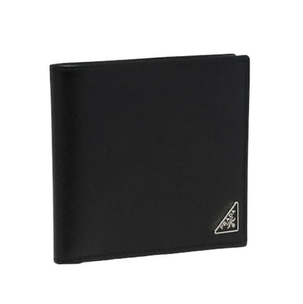 Prada Saffiano Leather Wallet Card Holder