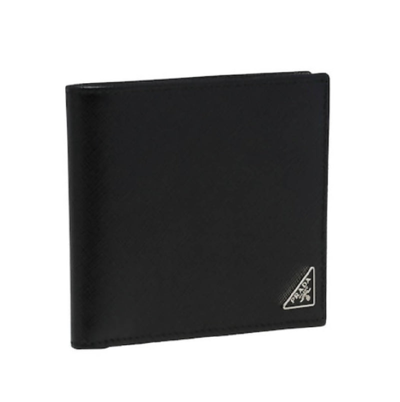 Prada Saffiano Leather Wallet Card Holder