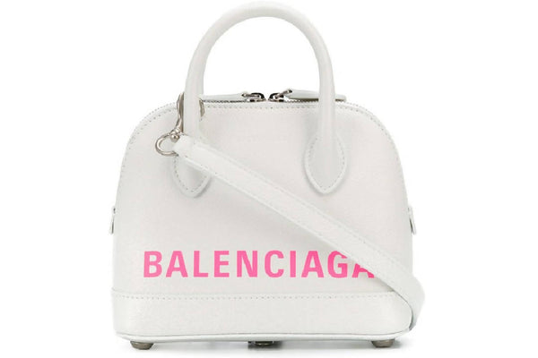 Balenciaga Ville Top Handle Shoulder Bag XXS White