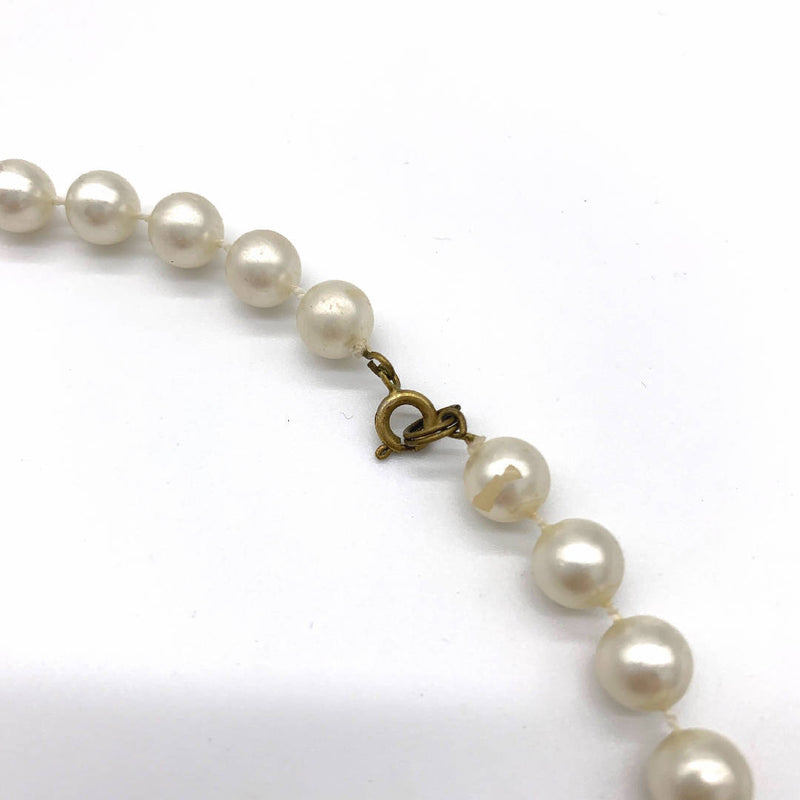 vintage classic faux pearl ivory freshwater necklace jewellery