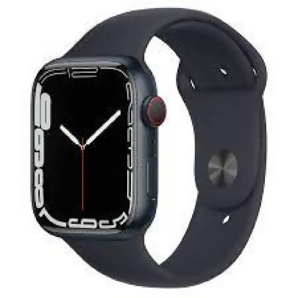 Apple Watch Series 7 GPS + Cellular 45mm Midnight Aluminum With Midnight Sport Band A2477