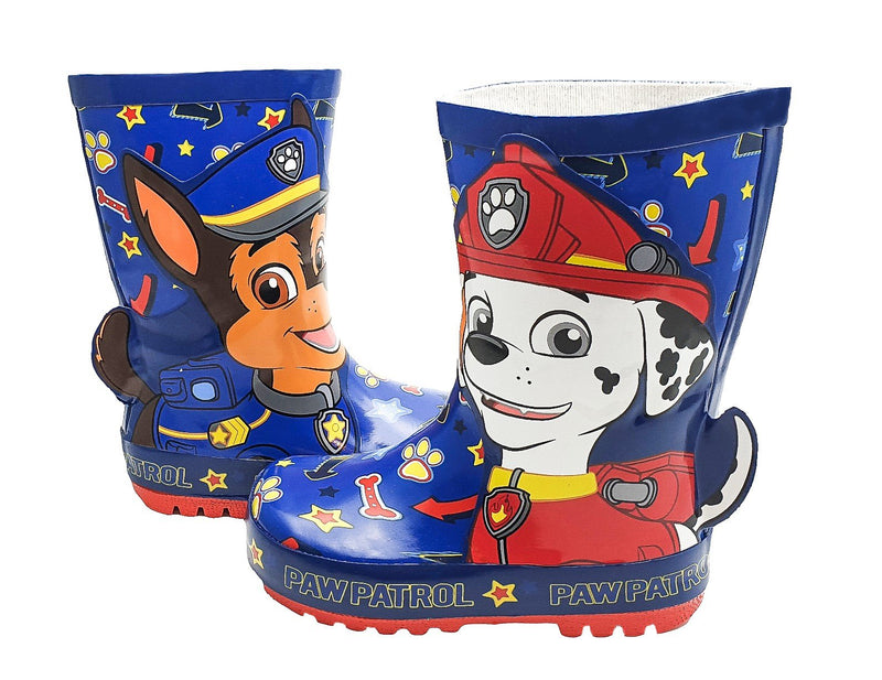 Paw Patrol Chase and Marshall Thick Rubber Wellies