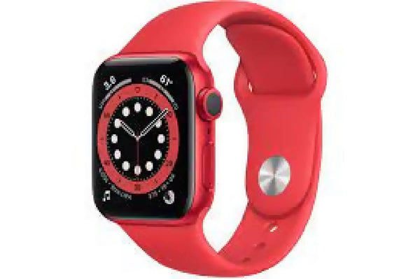 Apple Watch Series 6 GPS 40mm (PRODUCT)Red Aluminum With (PRODUCT)Red Sport Band M00A3LL/A