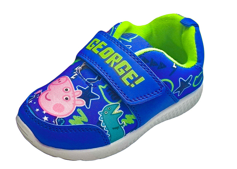 George Pig Trainers with Touch Fastening