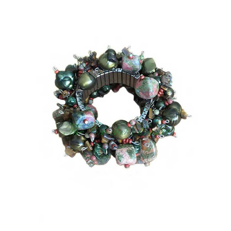 Woman Beaded Bracelet Jade