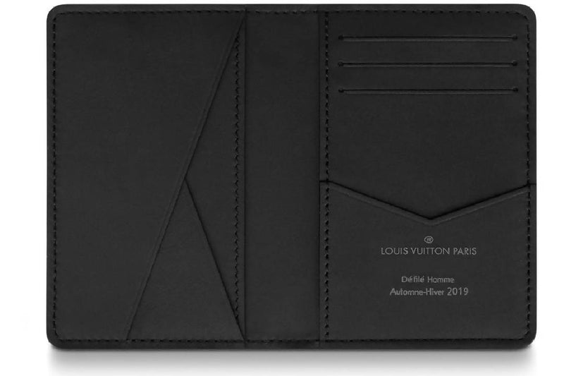 Louis Vuitton Black Taiga Leather Pocket Agenda Cover Louis Vuitton