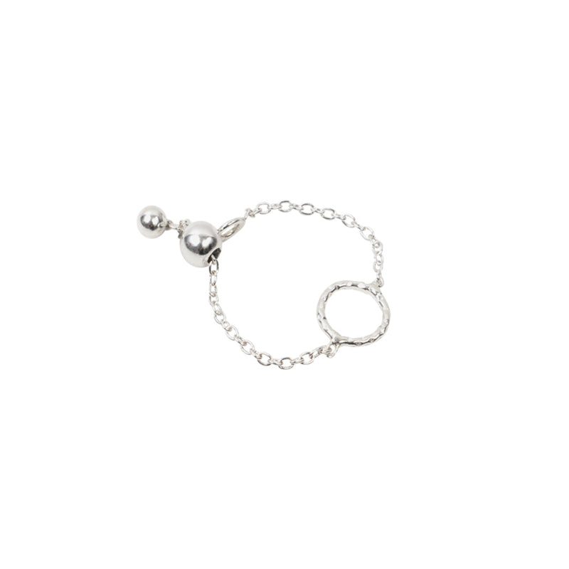 Circle Chain Ring Sterling Silver