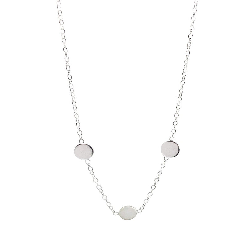 Basic Dot Necklace Sterling Silver
