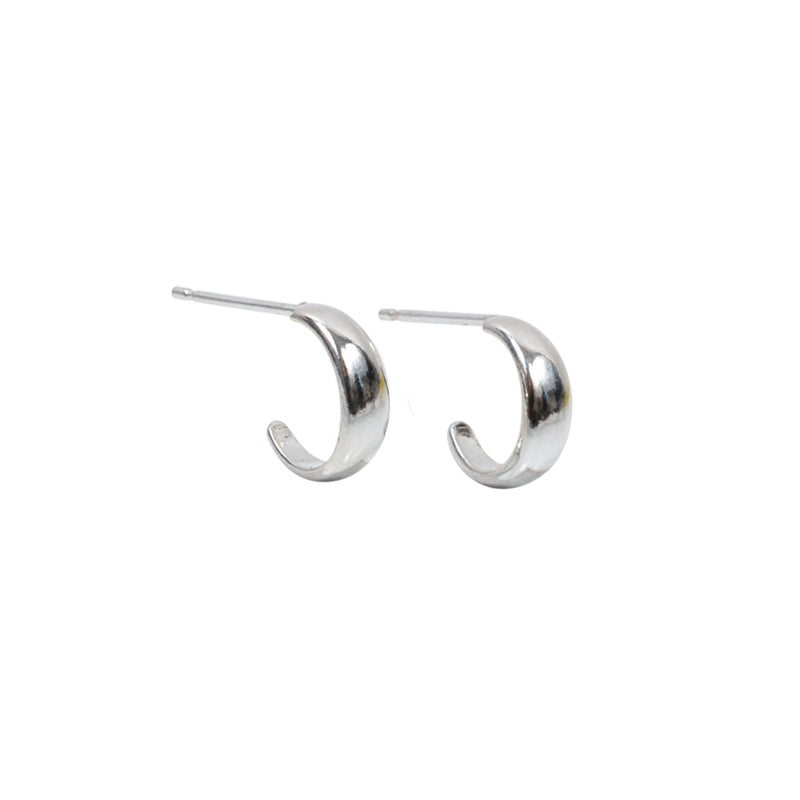 Essential Hoop Earrings Sterling Silver