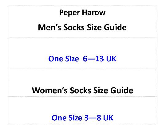 Peper Harow Chevron Design Dress Socks