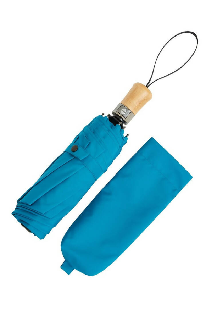 Small Folding Umbrella - straight beechwood handle