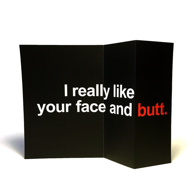You butt. - DarkHumorCards.com