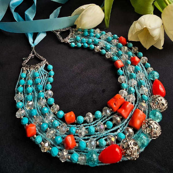 Coral choker, Red coral necklace, Ethnic ukrainian necklace, Ukraine namysto, Statement red necklace, Vyshyvanka accessory, Made in Ukraine