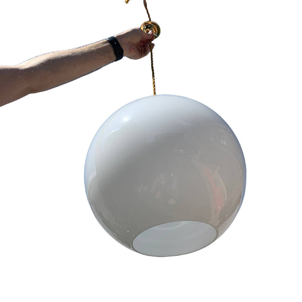 Vintage Mid Century Globe Lamp Shade Ceiling Light