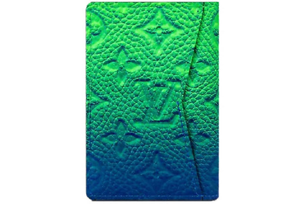 Louis Vuitton Pocket Organizer Taurillon Illusion Blue/Green