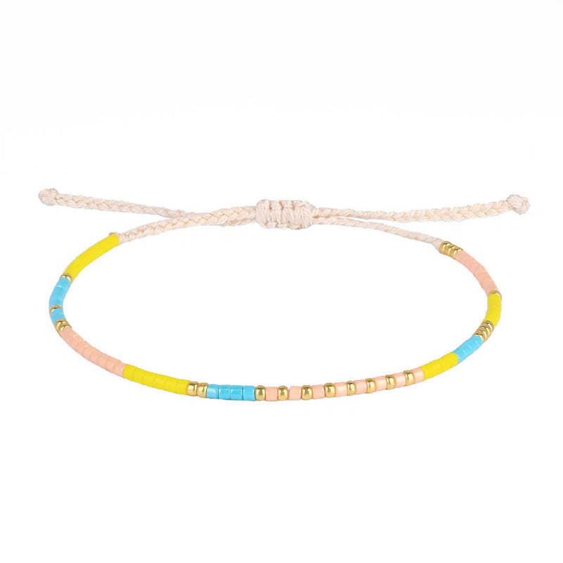 KELITCH Women Friendship Bracelet Miyuki Beads Strand Bracelets Bangles Handmade Boho Charm Jewellery