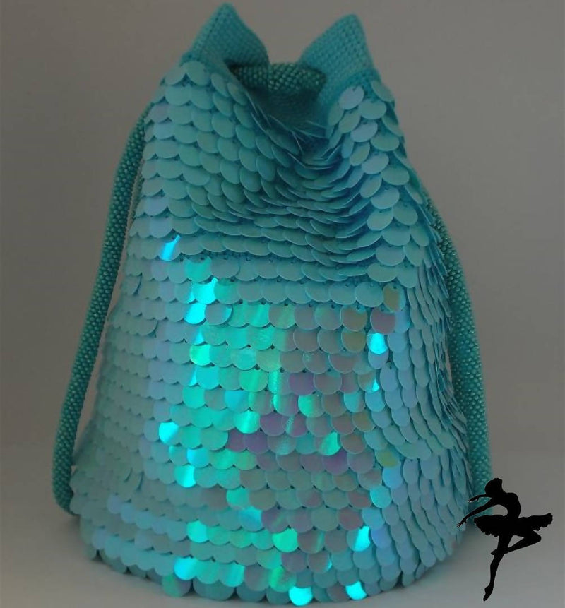 Crafted handbag "Aquamarine"