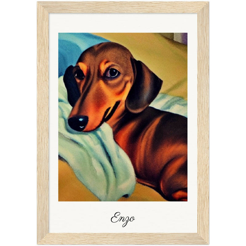 Enzo - Museum-Quality Matte Paper Wooden Framed Poster