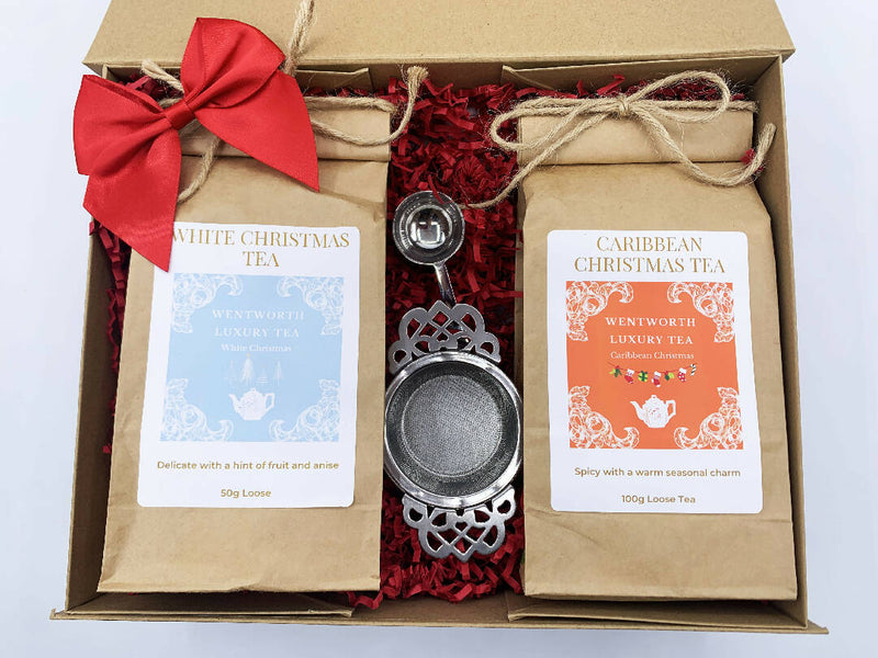 Tea Gift Set Caribbean Christmas & White Christmas