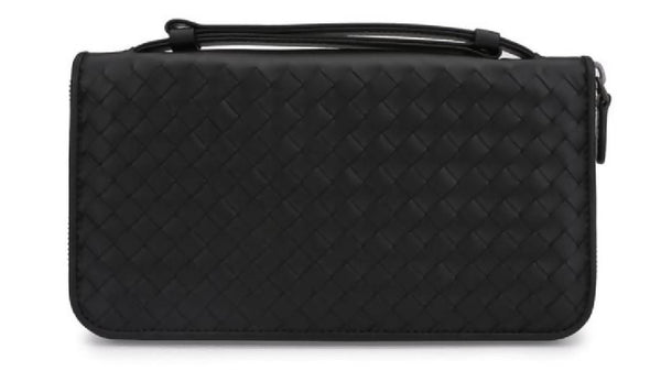 Bottega Veneta Intrecciato Document Case Black