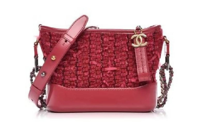 Chanel Tweed and Leather Mini Gabrielle Bag