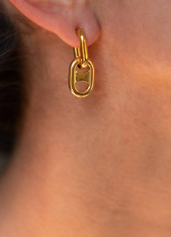 Gia 02 - 18k Gold Plated Earrings