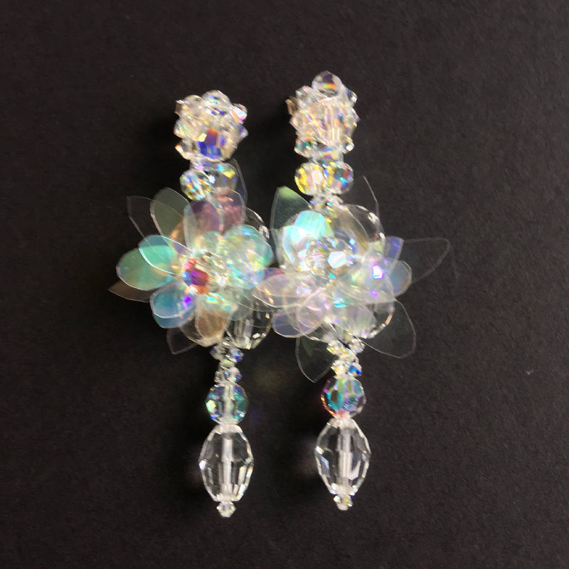 Sparkle handcrafted Swarovski crystal earrings