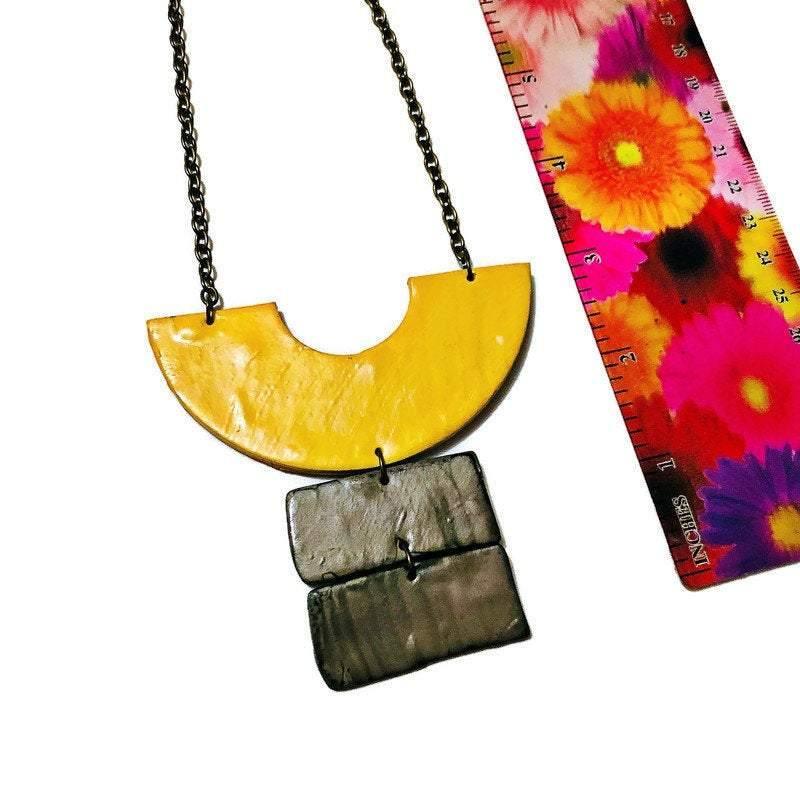 Retro Statement Necklace for Summer, Trendy Fashion Jewelry