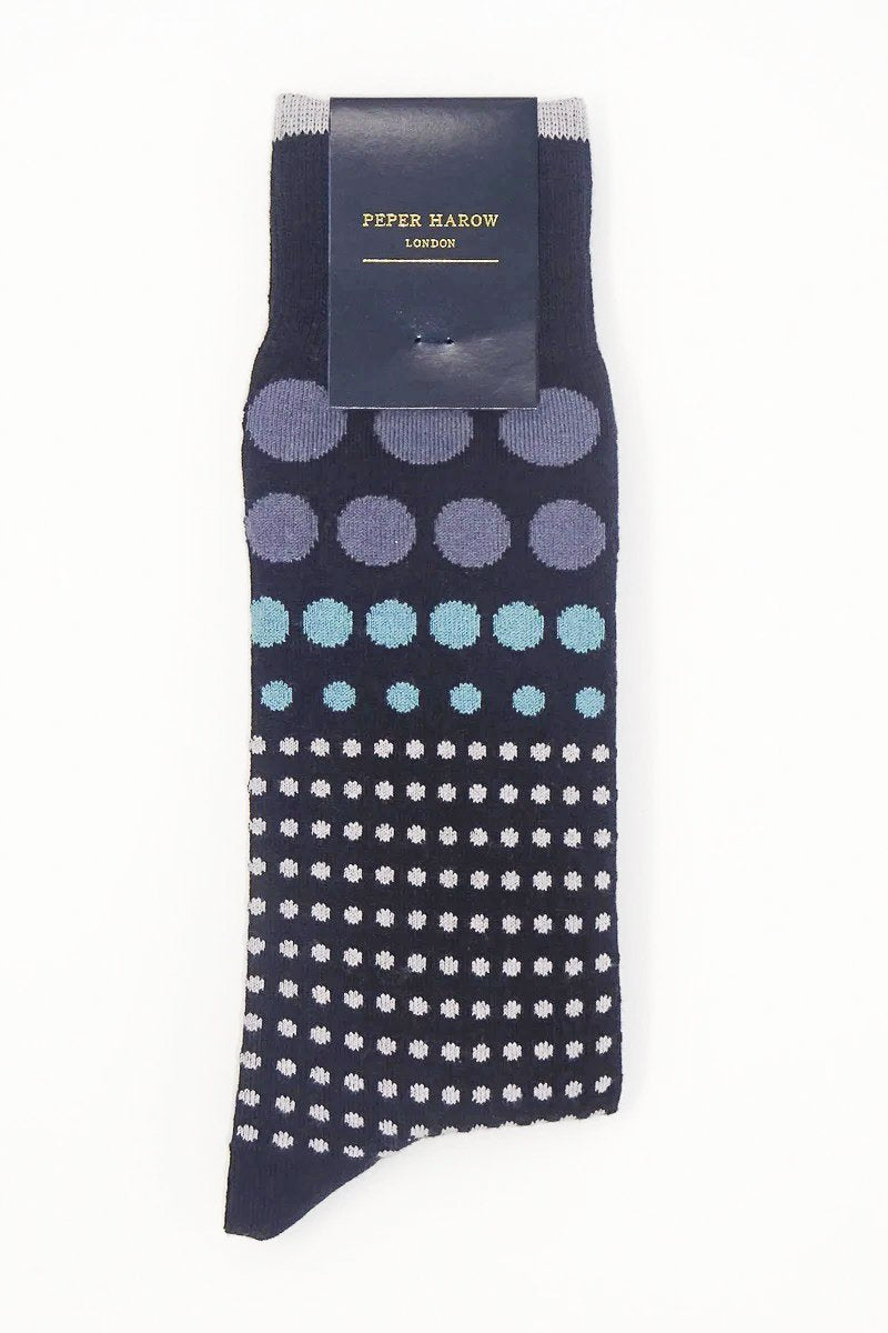 Peper Harow Polka Design Dress Socks