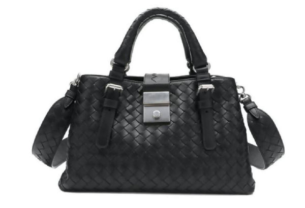 Bottega Veneta Roma Tote Bag Mini Black