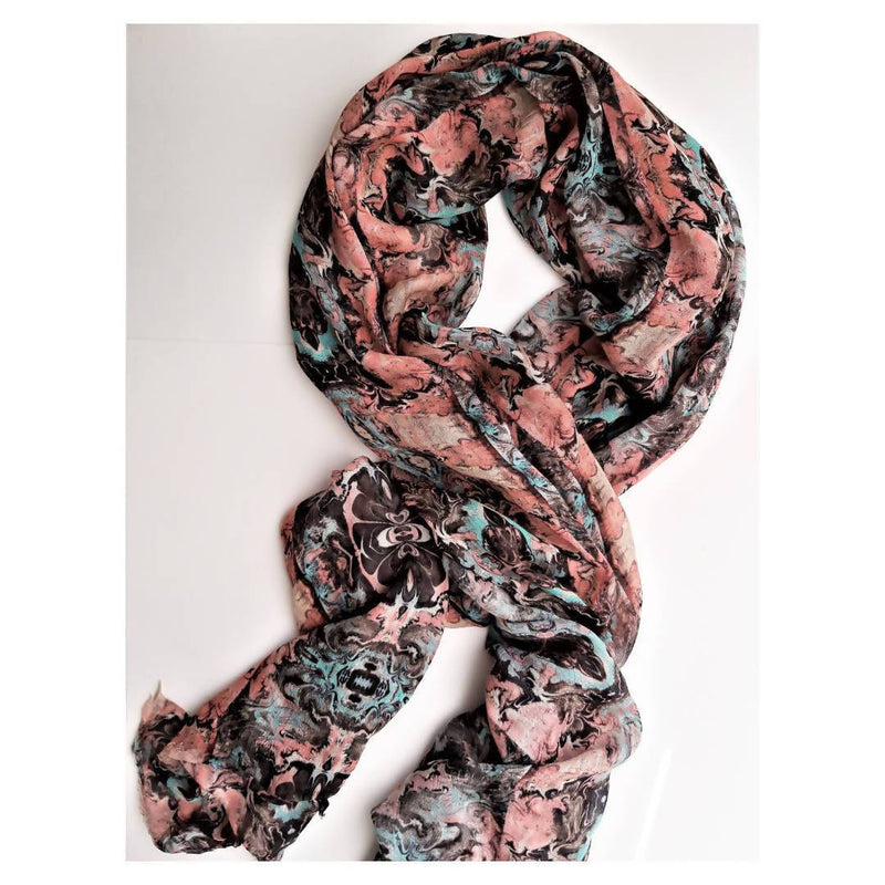 PINK ARABESQUE by Paola de Giovanni - Marbling products