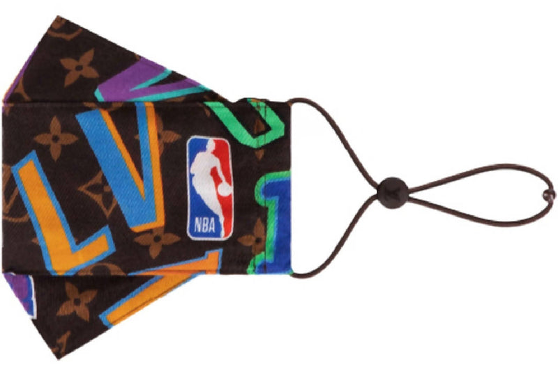 Louis Vuitton X NBA Letters Mask Cover & Bandana Set Monogram Brown