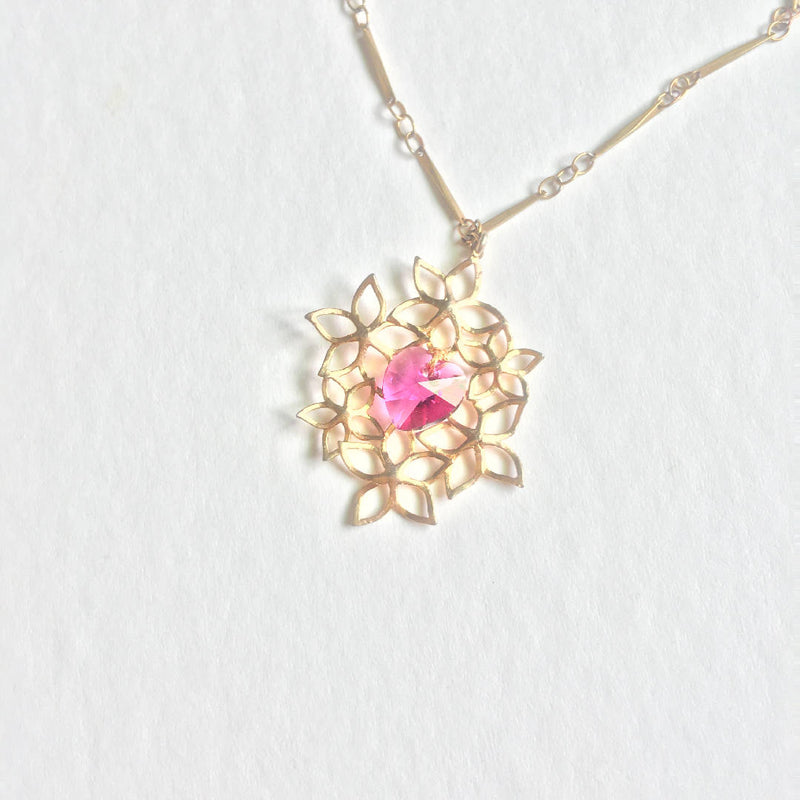 Crystal- Embellished Pendant Necklace