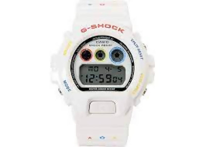 BAPE G-Shock X Bearbrick DW6900MT-7 LTD Watch White