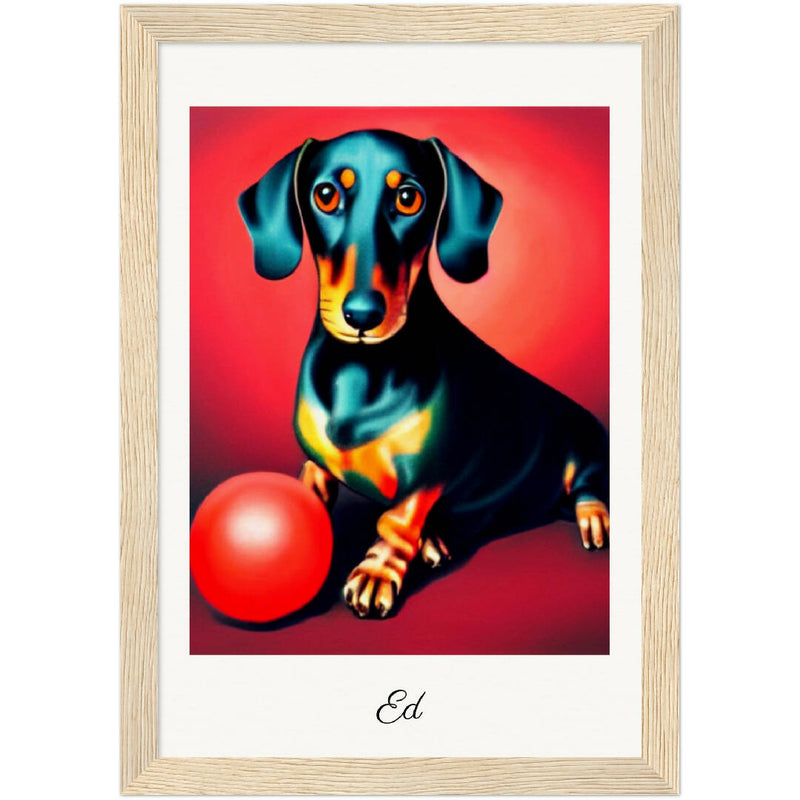 Ed - Museum-Quality Matte Paper Wooden Framed Poster