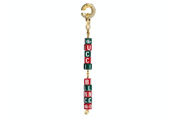 Gucci x Balenciaga The Hacker Project Single Earring With Symbols