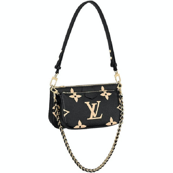Louis Vuitton - Authenticated Pochette Accessoire Handbag - Leather Black for Women, Very Good Condition