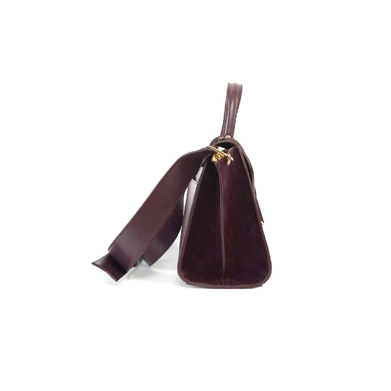 BERNINA - Burgundy Top Luxury Handle Bag