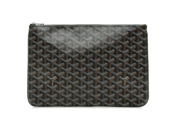 Goyard Senat Pouch Goyardine MM Black