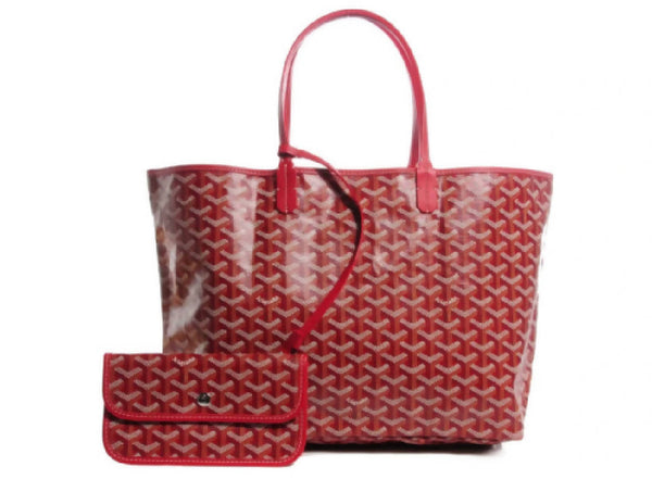 Goyard Saint Louis Tote Goyardine PM Red