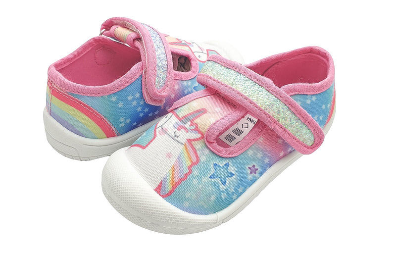 Unicorn Shoes in Rainbow Design