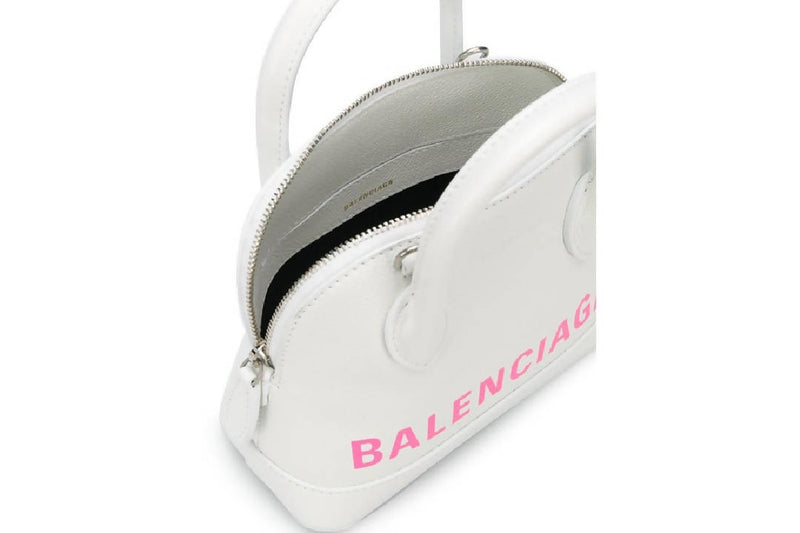 Balenciaga Ville Top Handle Shoulder Bag XXS White