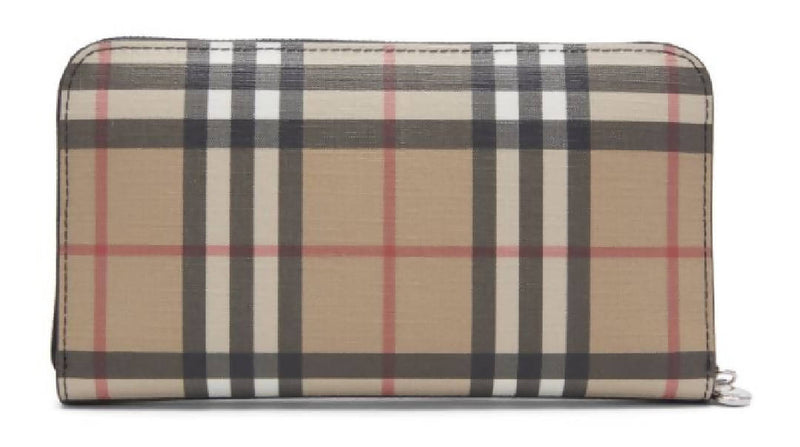 Burberry Vintage Check and Leather Ziparound