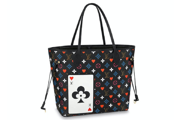 Louis Vuitton Neverfull Game On Monogram Black