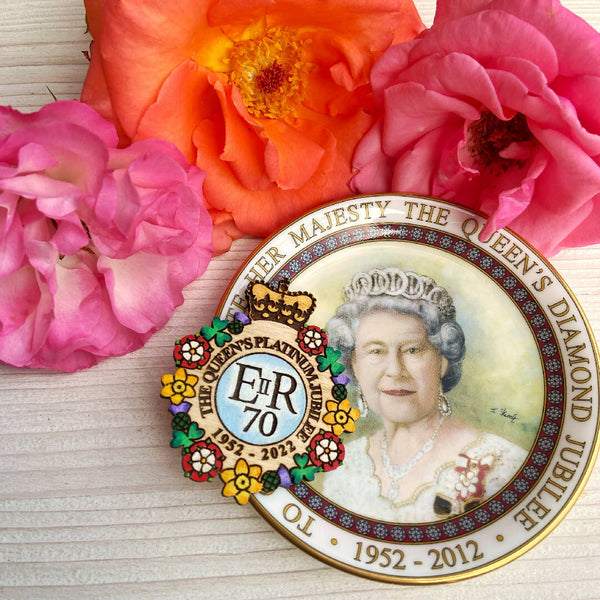 Queen Elizabeth II Platinum Jubilee Brooch