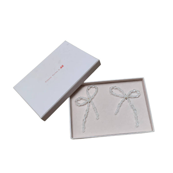 Simone Rocha x H&M Limited Edition Bow Crystal Earrings