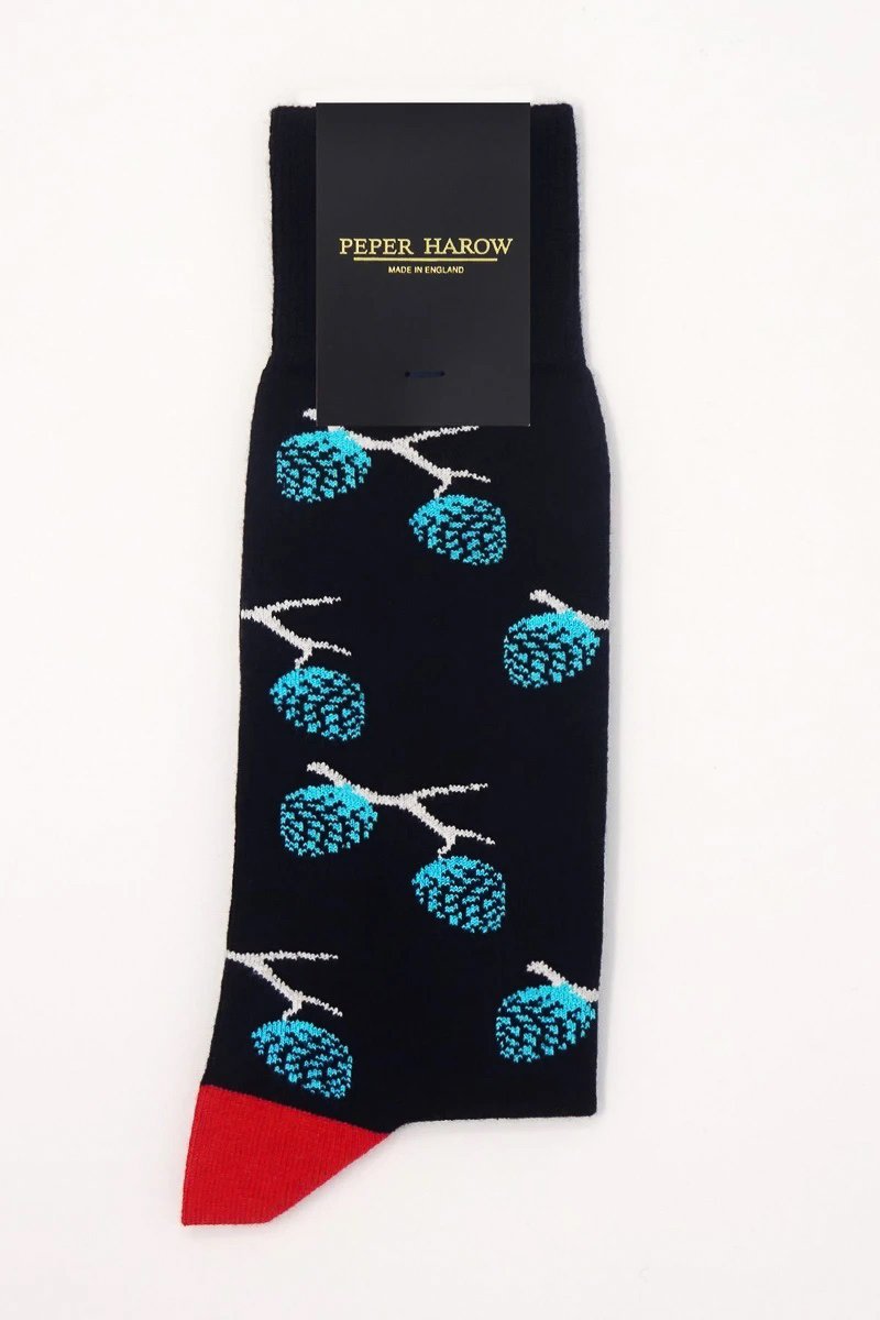Peper Harow Pine Pattern Socks