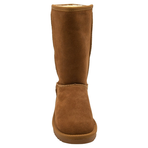 Rentoes Suede Leather Boots with Thick Fleece Lining